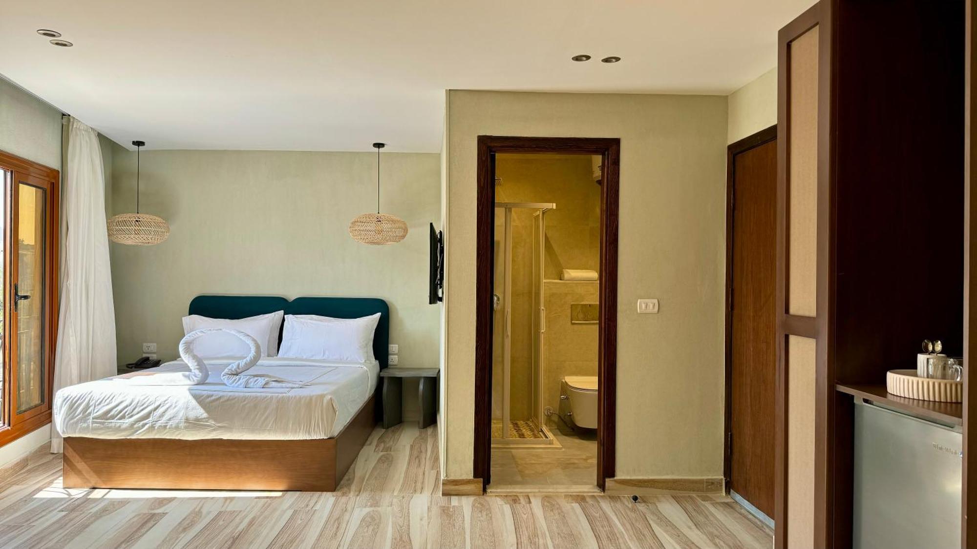 Almas Pyramids Hotel Kafret el-Gabal Exteriör bild
